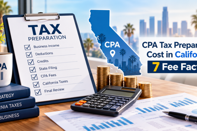 CPA Tax Preparation Cost in California: 7 Fee Factors
